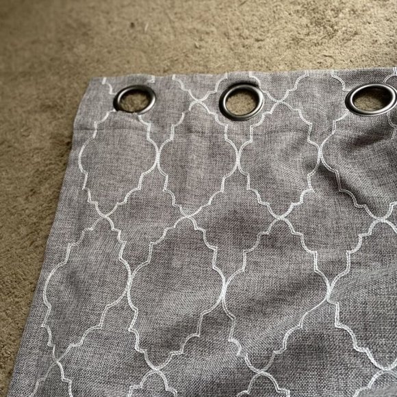 2-Pack Gray Curtains - Picture 1 of 3